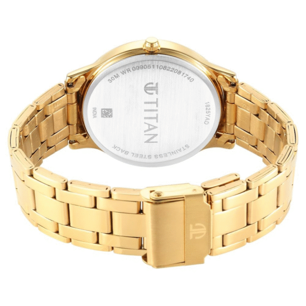 Titan Karishma Radiance Champagne Dial Analog Watch for Men - Image 4