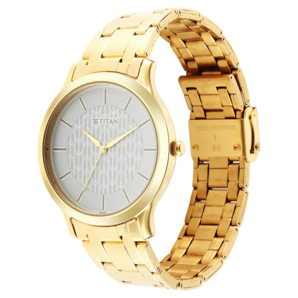 Titan Karishma Radiance White Dial Analog Watch for Men - Image 2