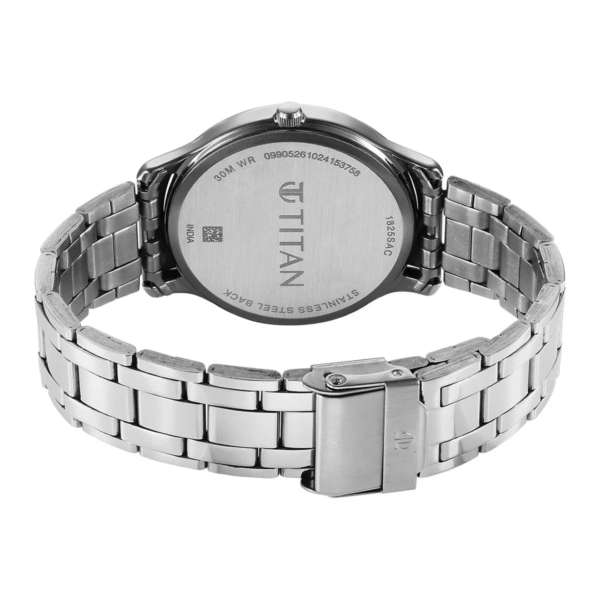 Titan Karishma Silver White Dial Analog Watch for Men - Image 4