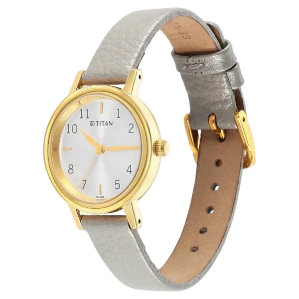 Titan Ladies Karishma Grey Dial Metal Strap Watch - Image 2