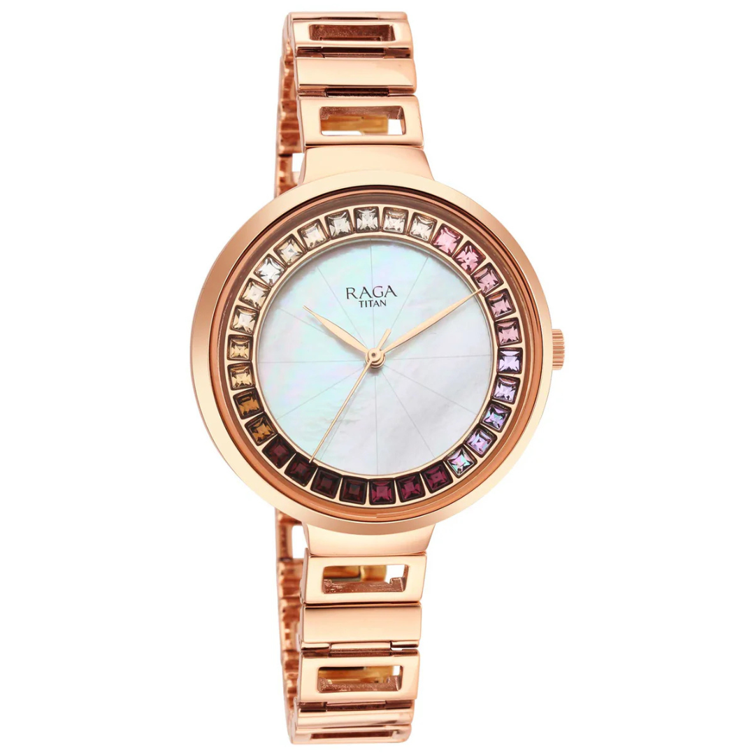 Titan Love All Watch with Mother of Pearl Dial for Women