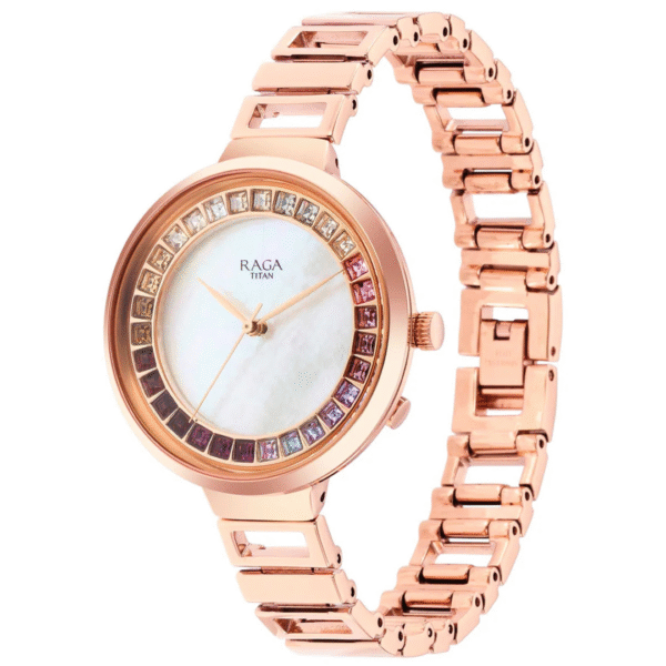 Titan Love All Watch with Mother of Pearl Dial for Women - Image 2