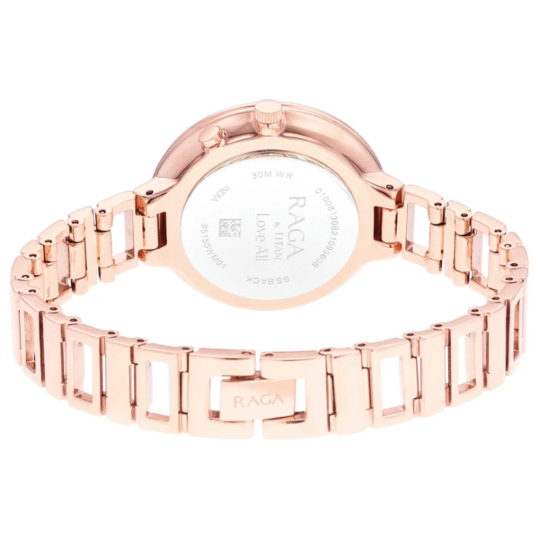 Titan Love All Watch with Mother of Pearl Dial for Women - Image 4