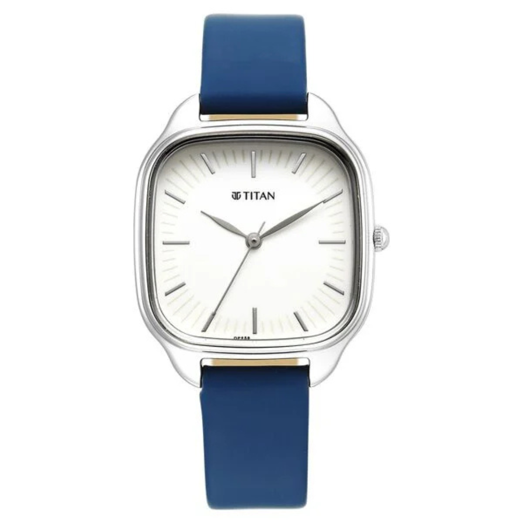 Titan NEO 9 RETRO Ladies Green Dial Leather Strap Watch