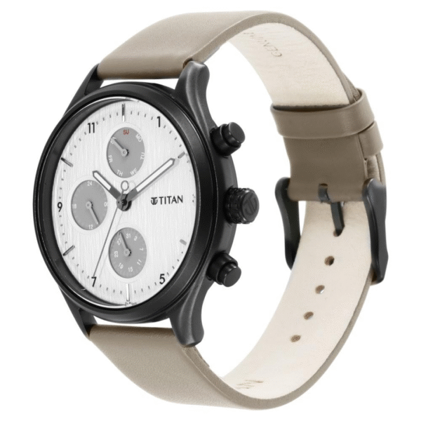 Titan Neo Silver Dial Multifunction Watch for Men - Image 2