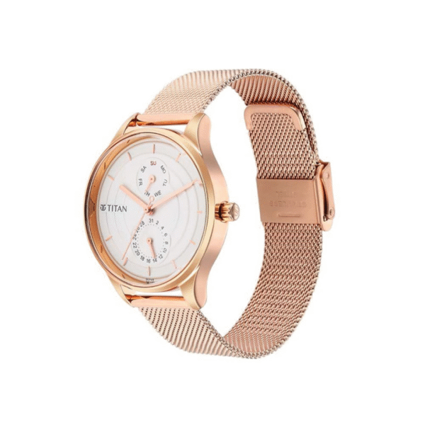 Titan Neo Workdays Silver Dial Stainless Steel Strap Watch - Image 2