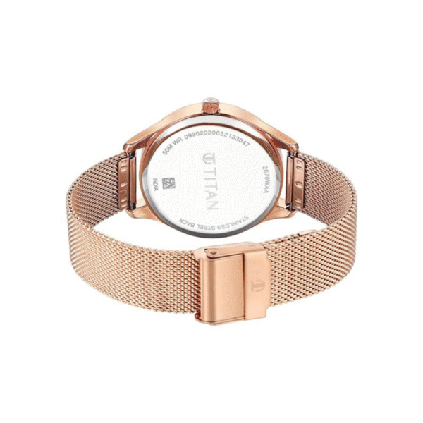 Titan Neo Workdays Silver Dial Stainless Steel Strap Watch - Image 4