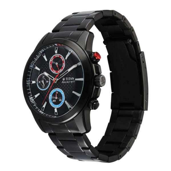 Titan Race Craft Dual Tone Chronograph Watch for Men - Image 2