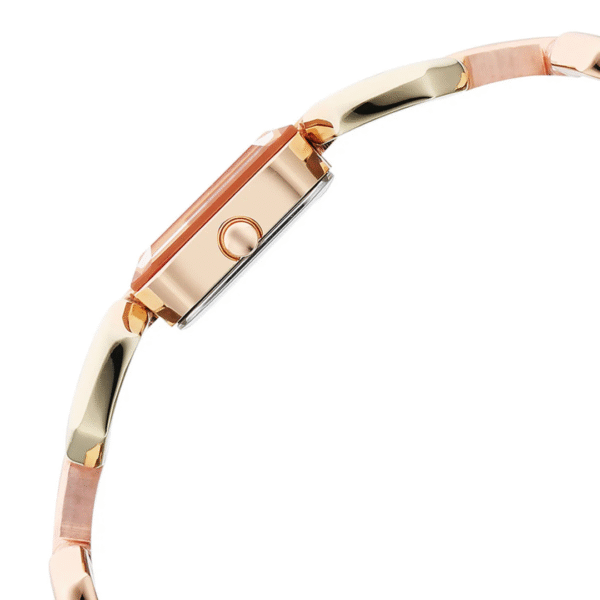 Titan Raga Delight Rose Gold Dial Stainless Steel Strap Watch for Women - Image 3