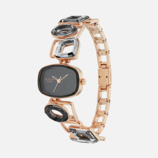 Titan Raga Facets Celeste Pink Dial Analog Watch for Women - Image 2