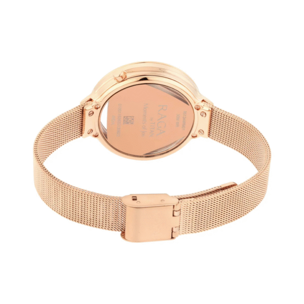 Titan Raga Moments of Joy Crystal Silver Night Dial Analog Watch for Women - Image 4