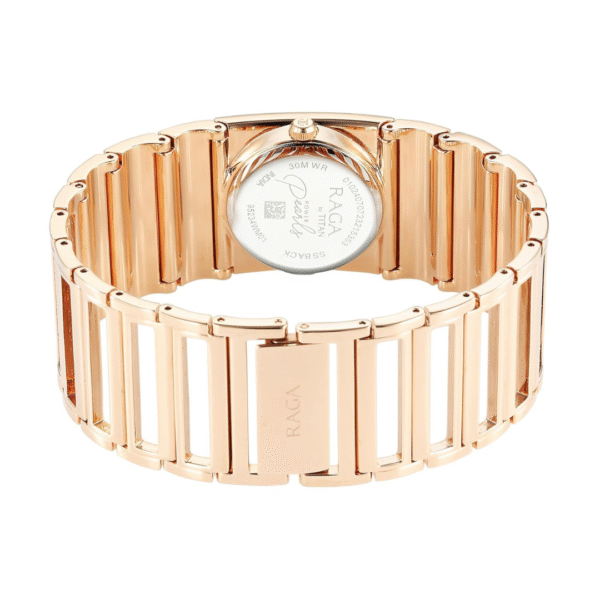 Titan Raga Power Pearls Quartz Analog Mother Of Pearl Dial Metal Strap Watch for Women - Image 4
