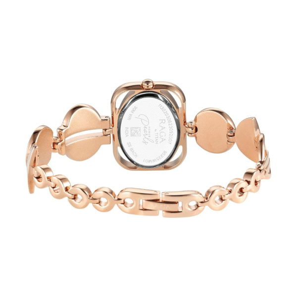 Titan Raga Power Pearls Quartz Analog Mother Of Pearl Dial Metal Strap Watch for Women - Image 4