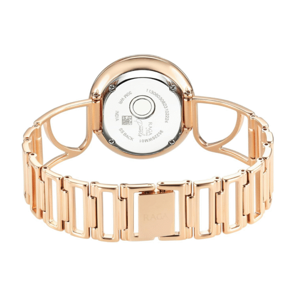 Titan Raga Power Pearls Quartz Analog Mother Of Pearl Dial Metal Strap Watch for Women - Image 4
