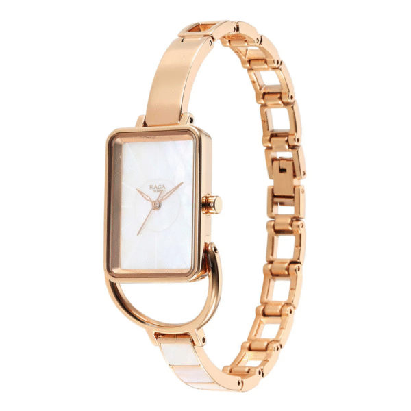 Titan Raga Power Pearls Quartz Analog Mother of Pearl Dial Watch for Women - Image 2