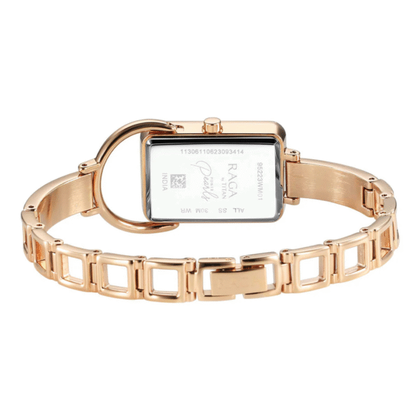 Titan Raga Power Pearls Quartz Analog Mother of Pearl Dial Watch for Women - Image 4