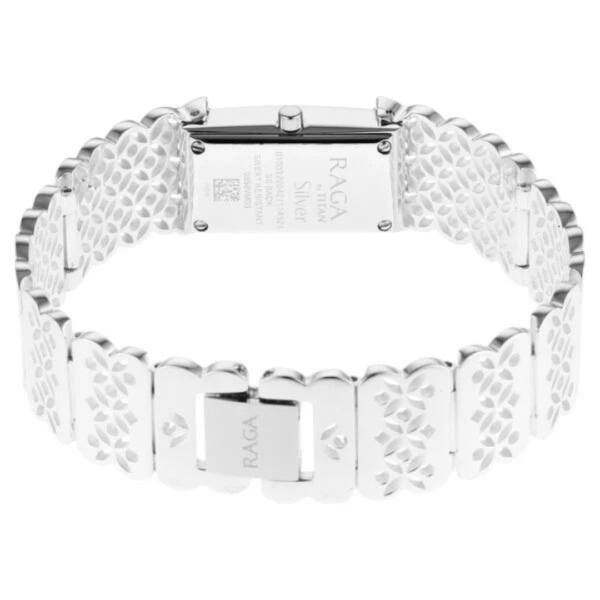 Titan Raga Silver Mother of Pearl Dial Analog Watch for Women - Image 4