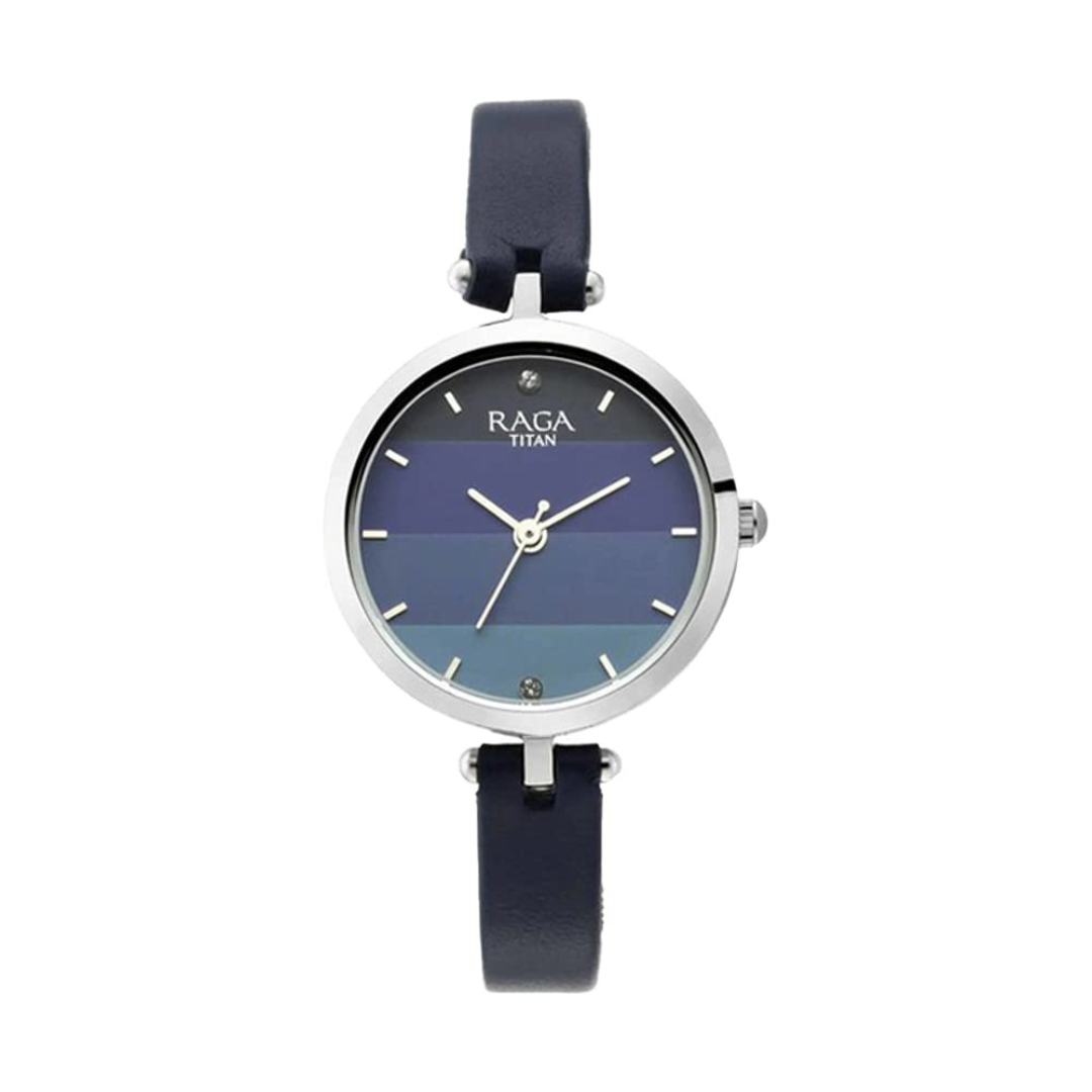 Titan Raga Viva Blue Dial Analog Watch for Women