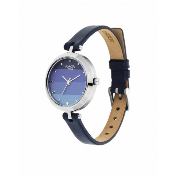 Titan Raga Viva Blue Dial Analog Watch for Women - Image 2