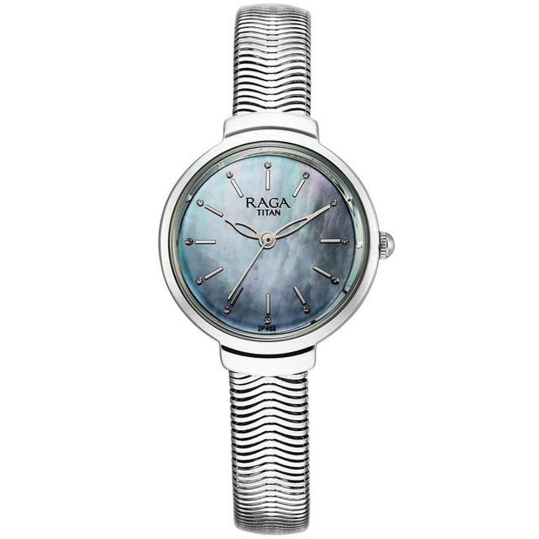 Titan Raga Viva Glam Mother of Pearl Dial Watch for Women