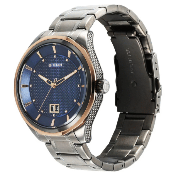 Titan Regalia Opulent Quartz Analog Silver Dial Silver Stainless Steel Strap Watch for Men - Image 2