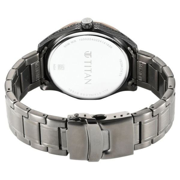 Titan Regalia Opulent Quartz Analog Silver Dial Silver Stainless Steel Strap Watch for Men - Image 4