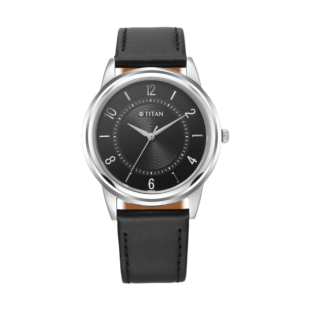 Titan Karishma Zing Black Dial Analog Watch for Men
