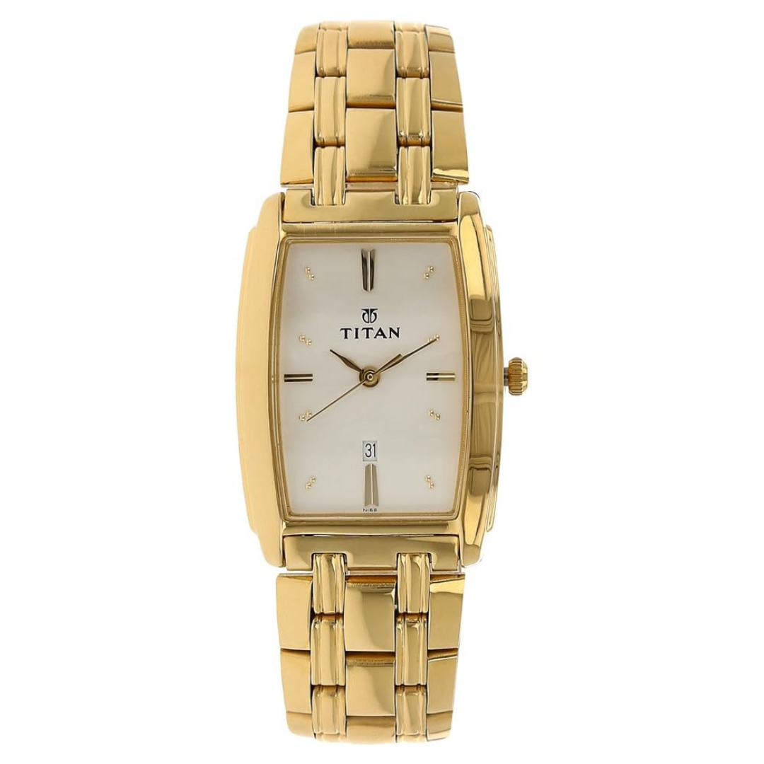 Titan Regalia White Dial Analog Watch for Men