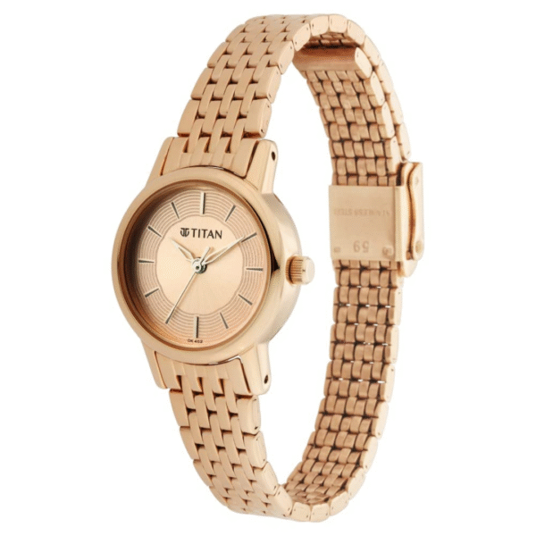 Titan Rose Gold Dial Analog Watch - Image 2