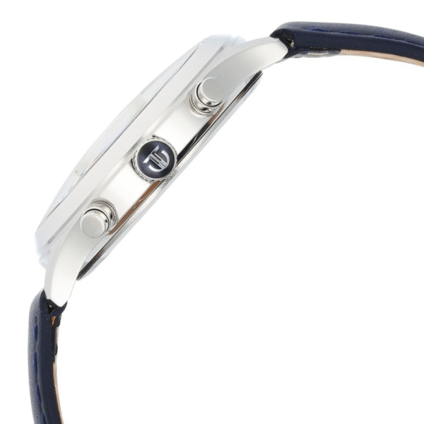 Titan Sapphire White Dial Blue Leather Strap Watch for Men - Image 3