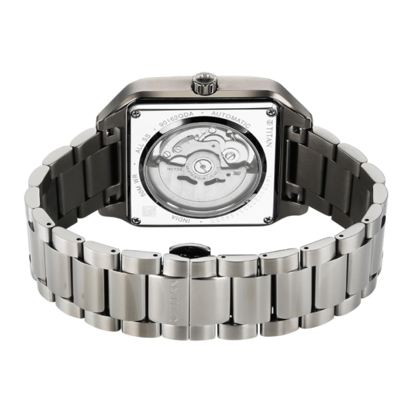 Titan Shaped Automatics Anthracite Dial Stainless Steel Watch for Men - Image 4