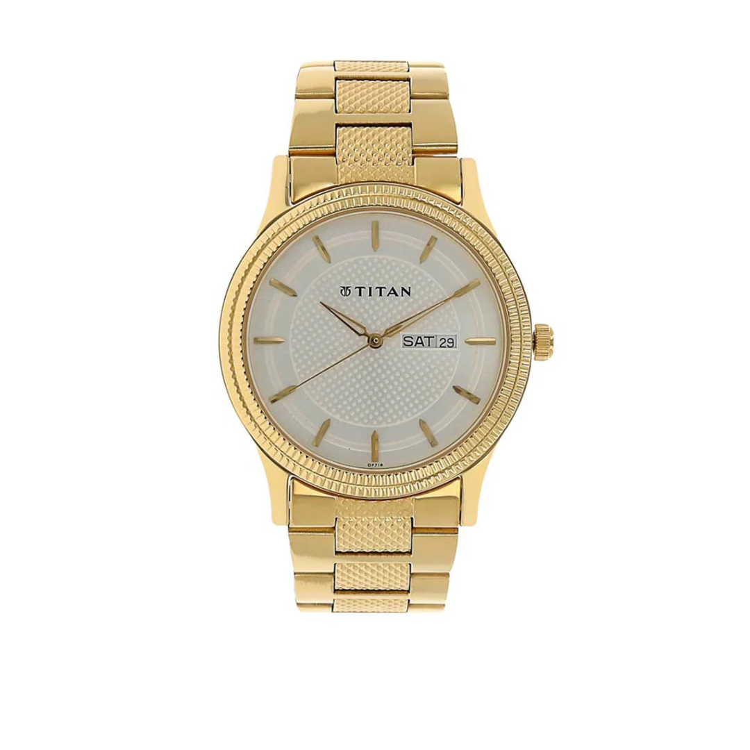 Titan Silver Dial Analog Watch for Men