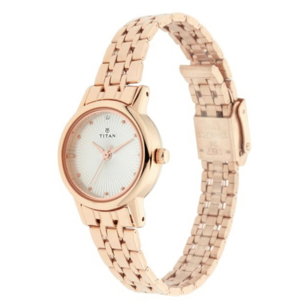 Titan Silver Dial Stainless Steel Watch - Image 2