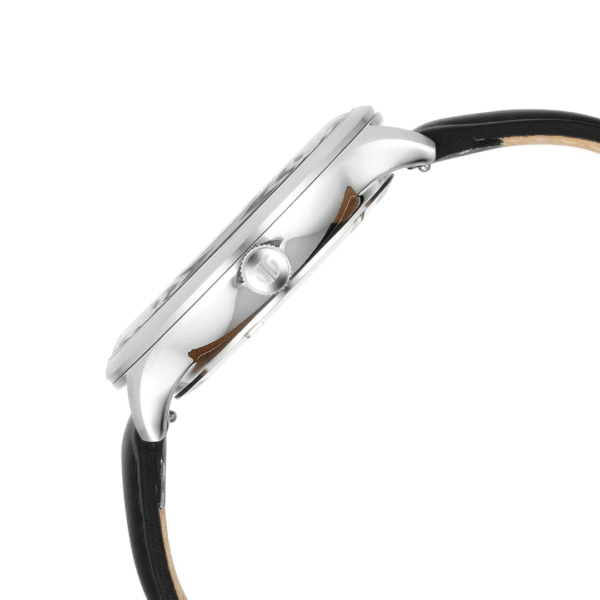 Titan Timeless Treasures Quartz Analog with Date White Dial With Black Color Leather Strap Watch For Men - Image 3