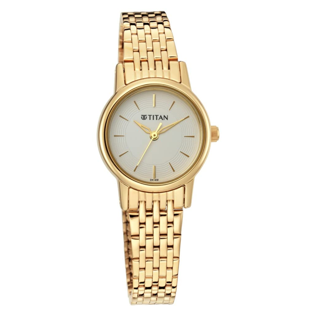 Titan White Dial Analog Watch