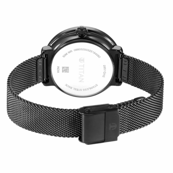 Titan Workwear Mother Of Pearl Dial Stainless Steel Strap Watch for Women - Image 4