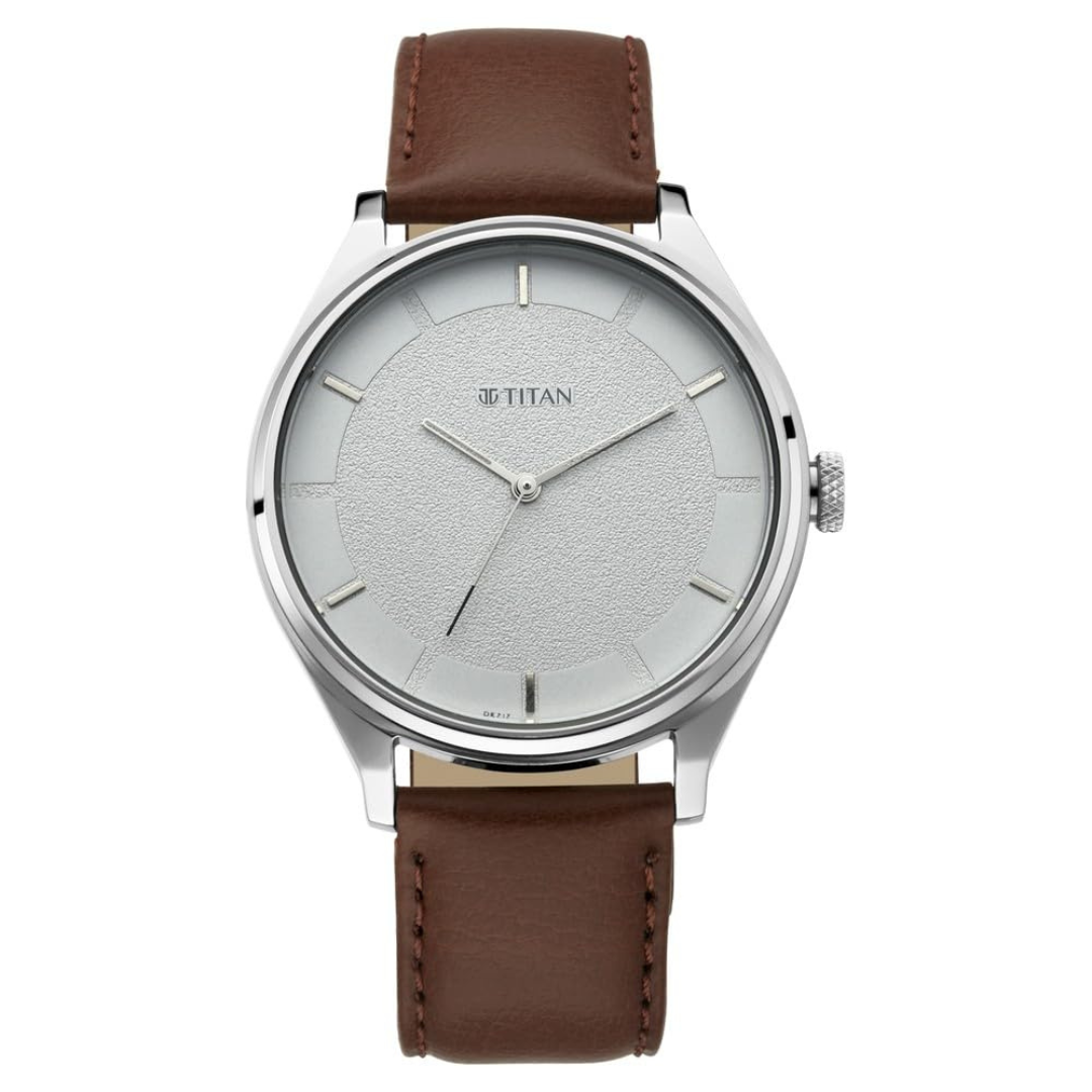 Titan Workwear White Dial Analog Watch for Men