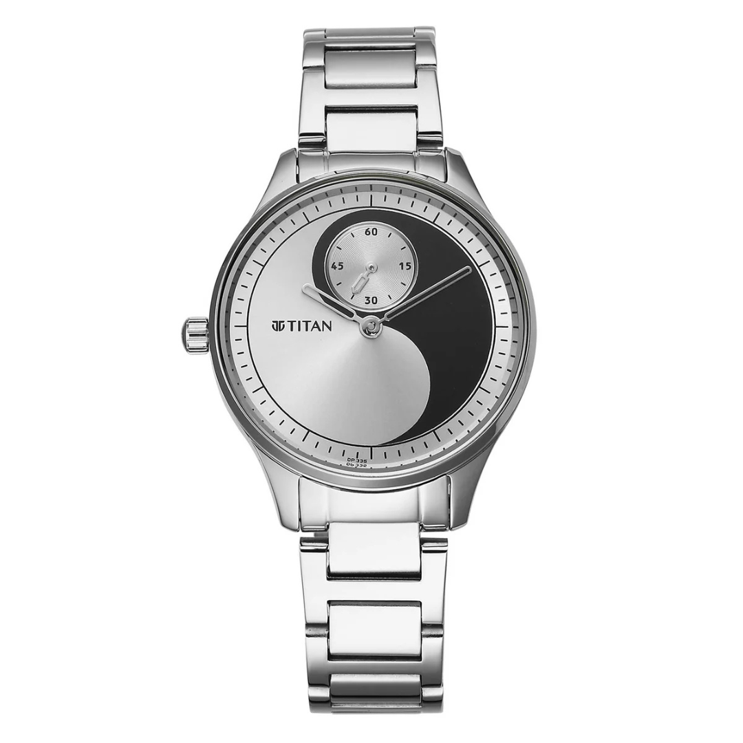 Titan Yin Yang Ladies Stainless Steel Watch