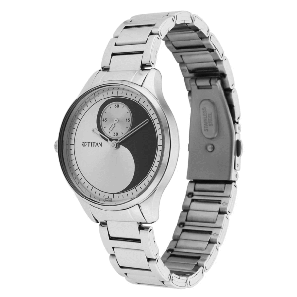 Titan Yin Yang Ladies Stainless Steel Watch - Image 2