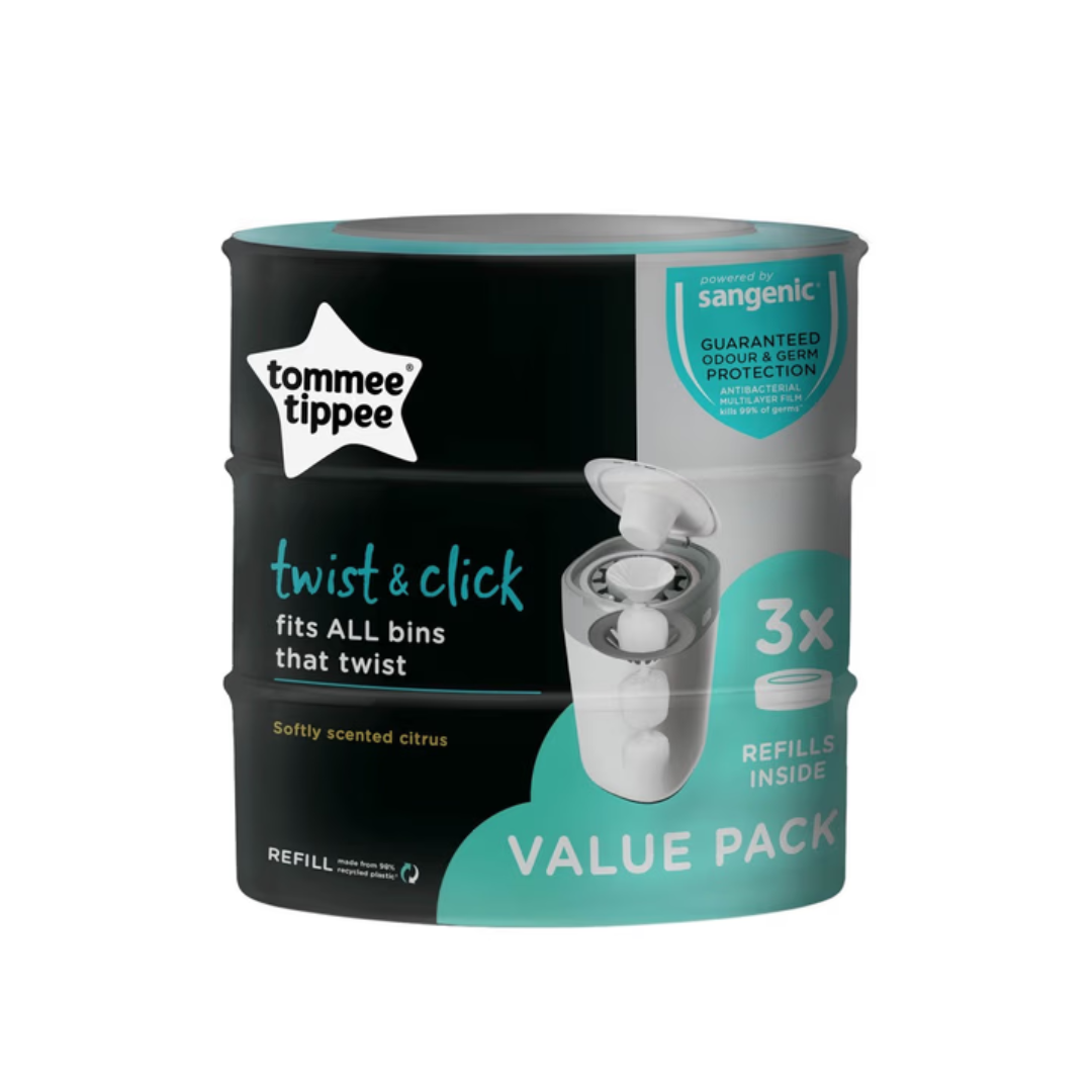 Tommee Tippee Twist & Click Cassettes – Pack of 3