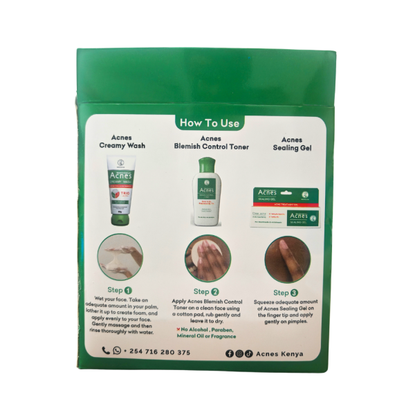 Acnes 3 in 1 Care Kit - Image 2