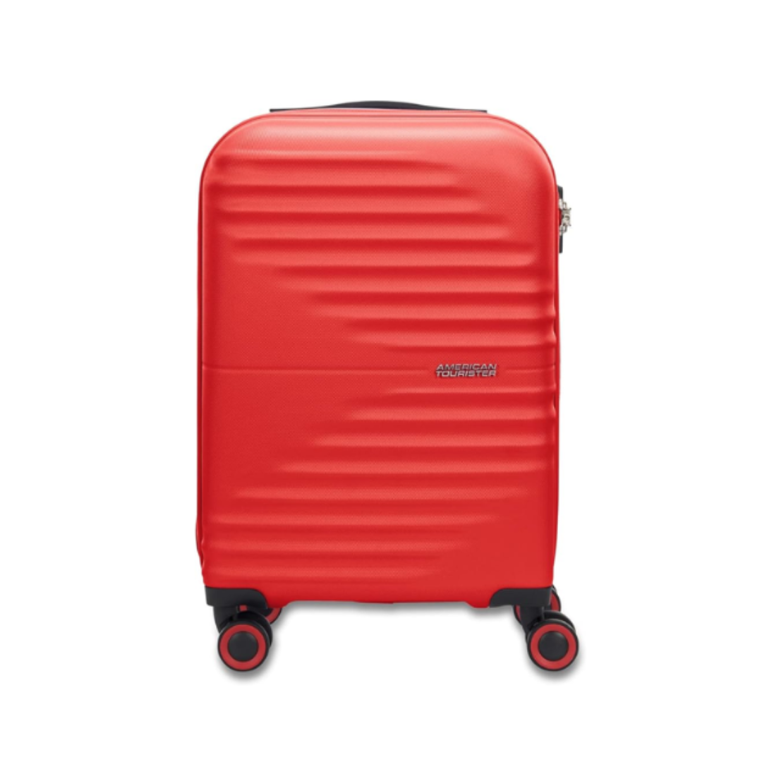 AMERICAN TOURISTER TWIST WAVES SET B 77CM VIVID RED