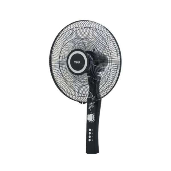 MIKA Stand Fan, 16", Black & Silver MFS1625BS