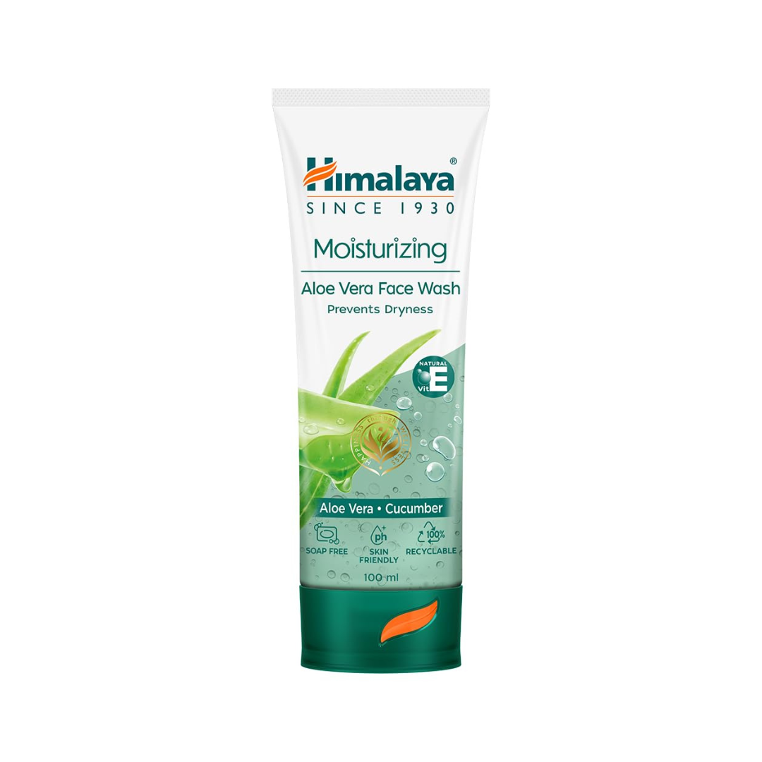 Himalaya Moisturizing Aloe Vera Face Wash (100ml) HMAVFW