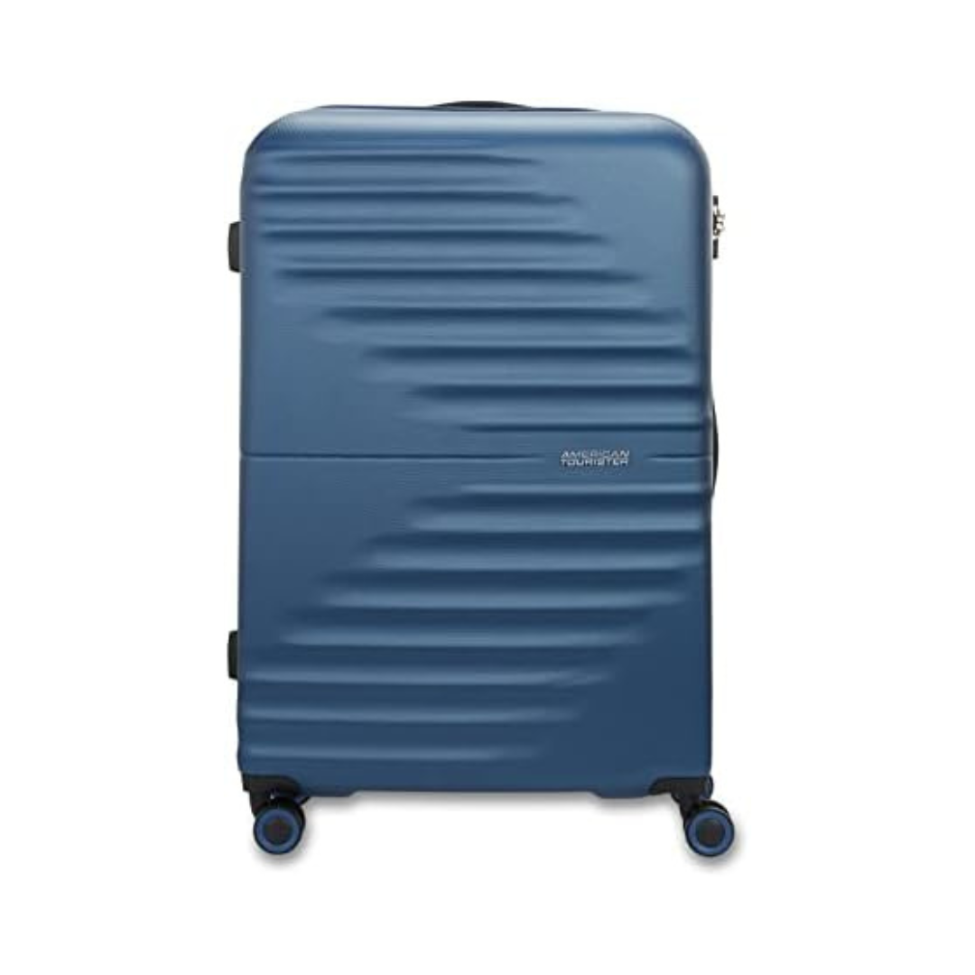 AMERICAN TOURISTER TWIST WAVES SET B 77CM DARK NAVY