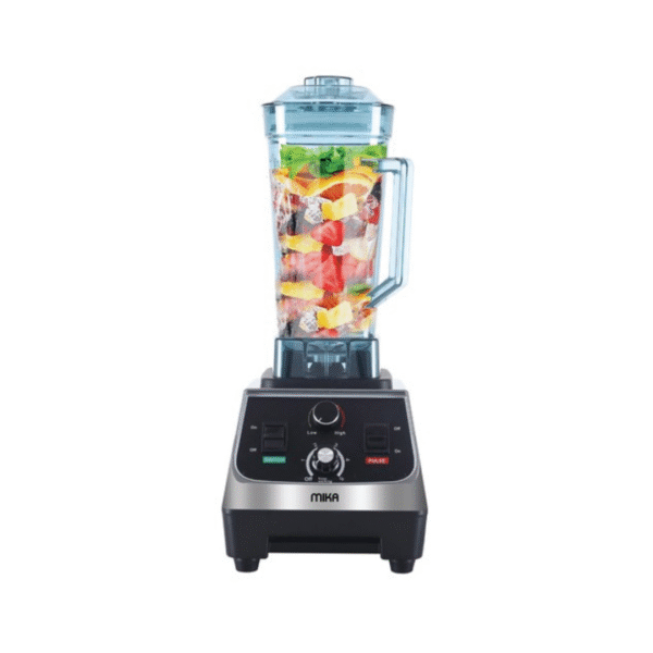 MIKA Commercial Blender, 2L, 1500W, Silver & Black MCBL1151BS
