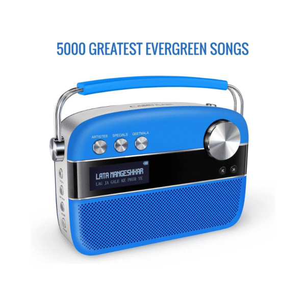 Saregama Carvaan Premium Pop colour - Cobalt Blue SC230-COBALT