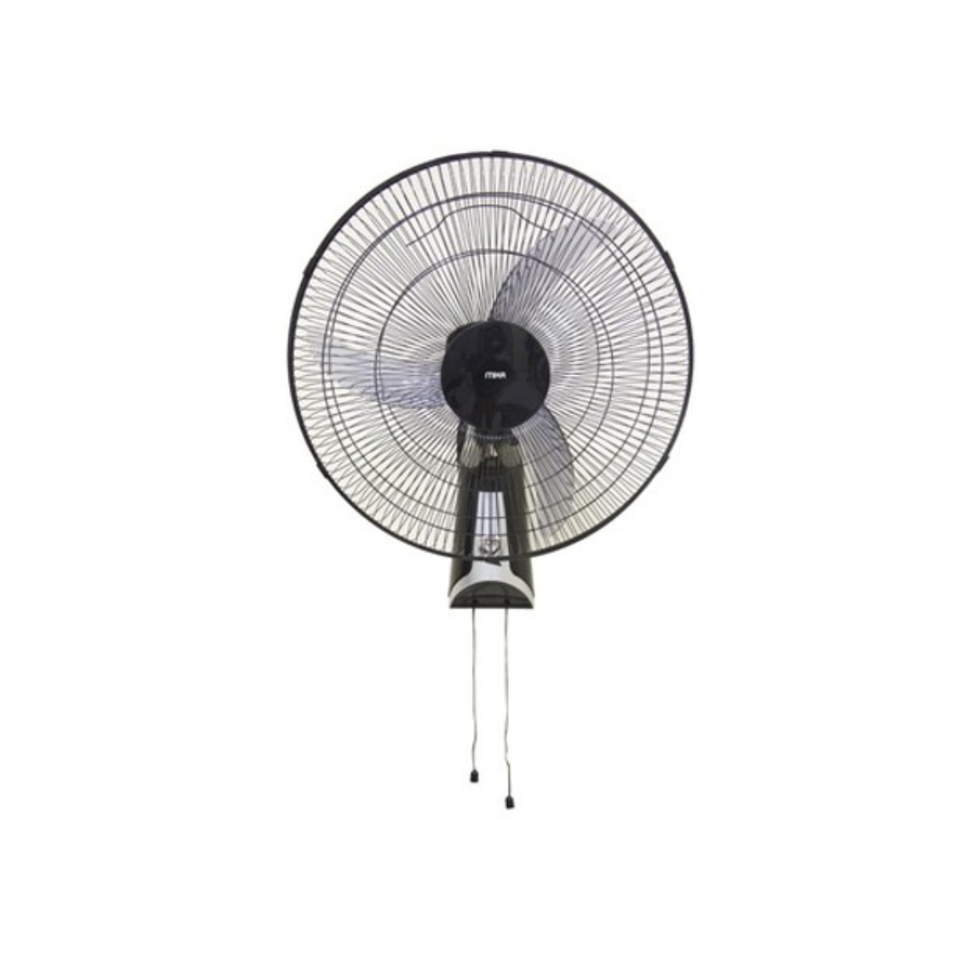 MIKA Wall Fan, 18", Silver & Clear Grey MFW182SCG