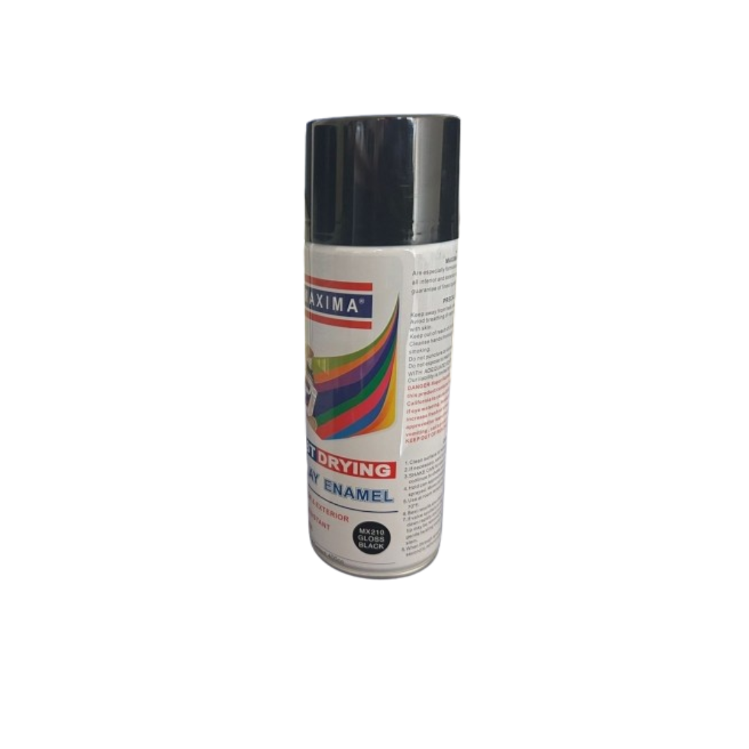 Maxima Gloss Black Sray Paint (1X12) T020-MX210