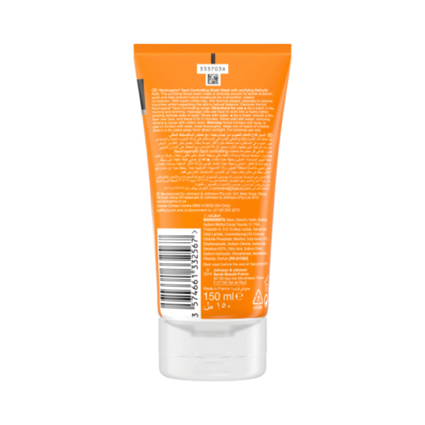 Neutrogena Spot Controlling 2-in-1 Facial Wash/Mask - 150ML